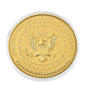 24K Gold Eagle & Bitcoin &ndash; Legacy Meets Digital Gold Collector&rsquo;s Edition Coin Embossed Sheet 20mg