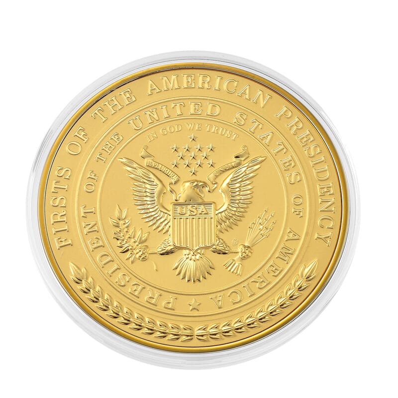 24K Gold Eagle & Bitcoin – Legacy Meets Digital Gold Collector’s Edition Coin Embossed Sheet 20mg