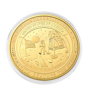 24k Gold The Journey That Changed the World Coin Embossed Sheet 20mg