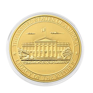 24K Gold Pillars of America &ndash; Strength of a Nation Coin Embossed Sheet 20mg