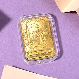 24K Yellow Gold Journey Beyond The Stars Embossed Sheet (31x45.5mm) 10mg