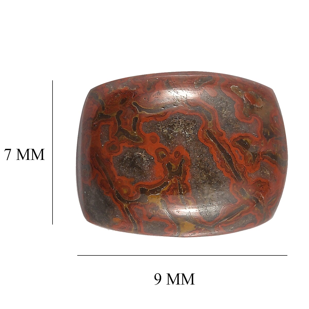 Dino Gem Bone (Cush 9x7 mm) 1.64 ctw