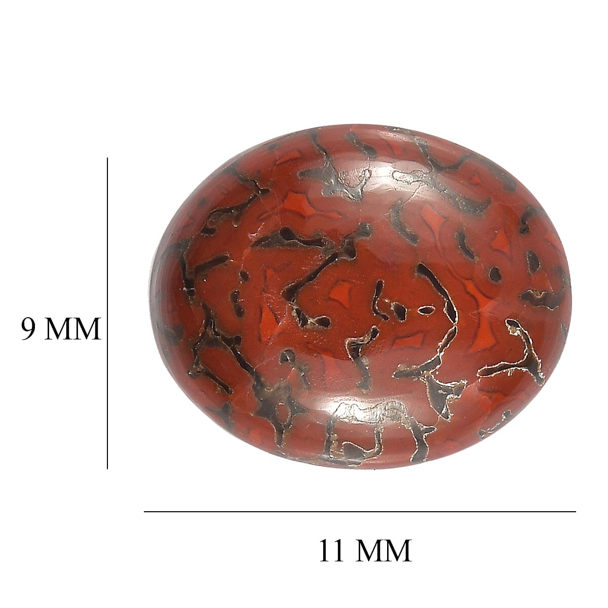 Dino Gem Bone (Ovl 11x9 mm) 2.60 ctw