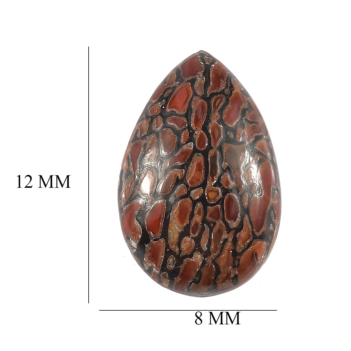 AAA Corprolite (Pear 12x8 mm) 2.68 ctw