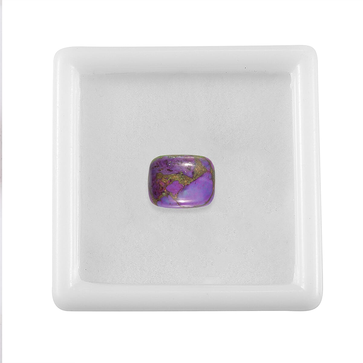 Mojave Purple Turquoise (Cush 10x8 mm) 2.96 ctw image number 3