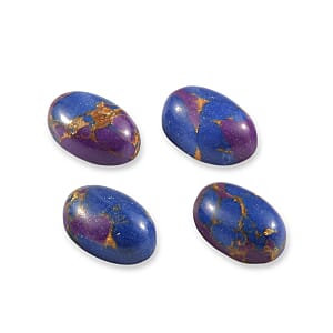 Mojave Purple Turquoise Set of 4 (Ovl 6x4 mm) 1.56 ctw