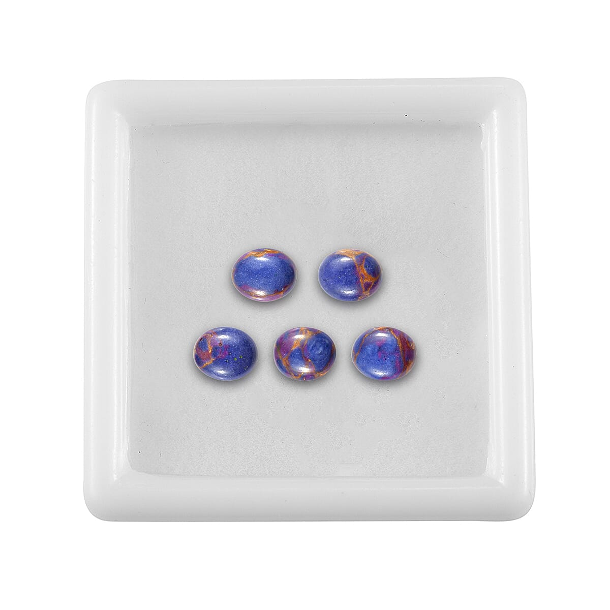 Mojave Purple Turquoise Set of 5 (Ovl 6x5 mm) 2.74 ctw