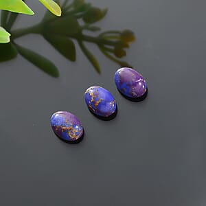 Mojave Purple Turquoise Set of 3 (Ovl 7x5 mm) 2.50 ctw