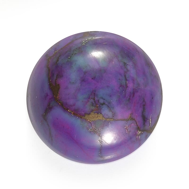 Mojave Purple Turquoise (Rnd 10 mm) 2.96 ctw