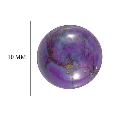 Mojave Purple Turquoise (Rnd 10 mm) 2.96 ctw