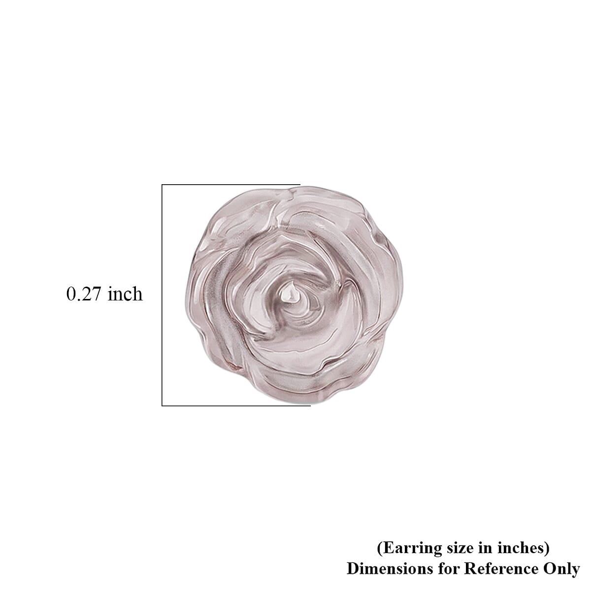 Rose Quartz 4.00 ctw Earrings in Stainless Steel image number 5