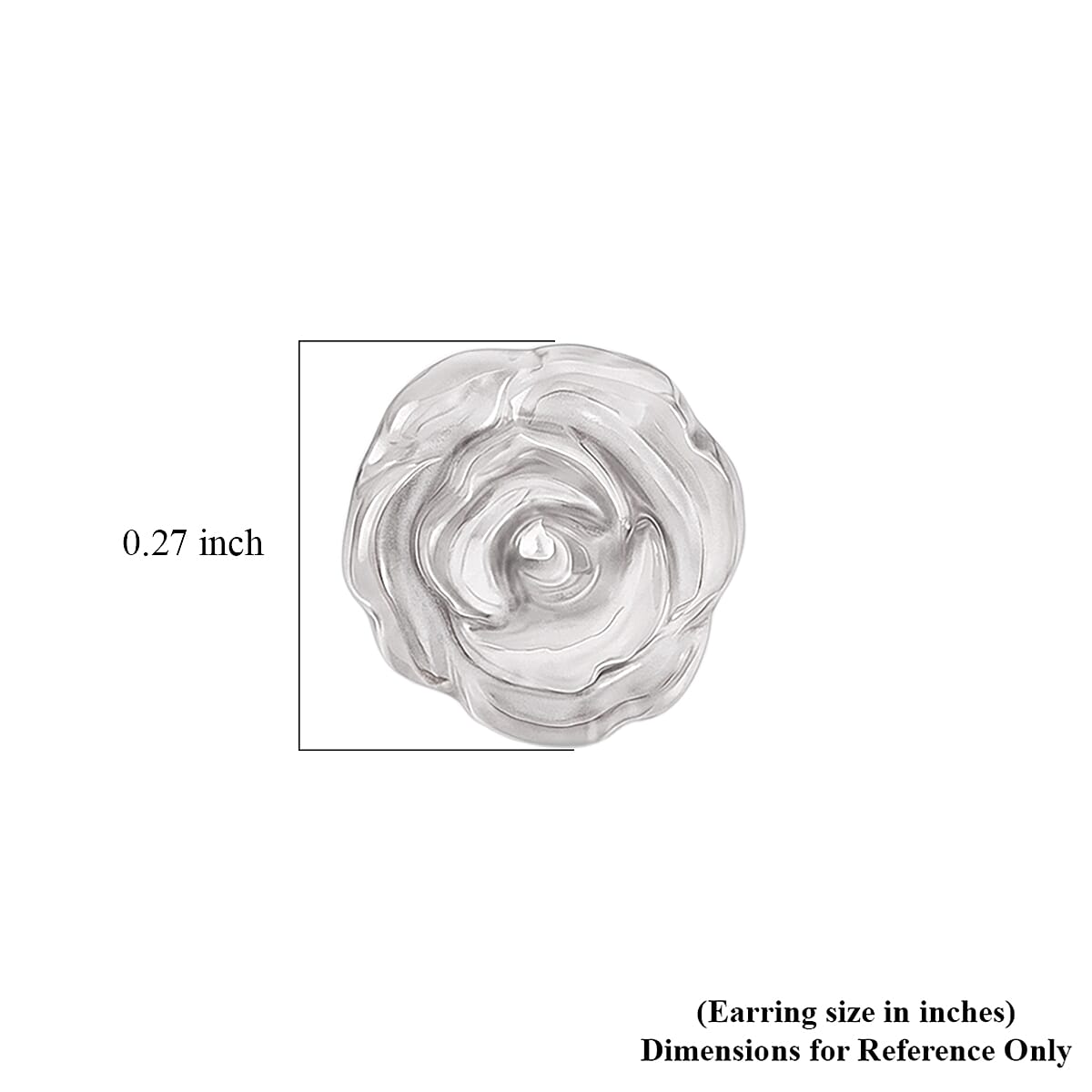 White Onyx 4.00 ctw Earrings in Stainless Steel