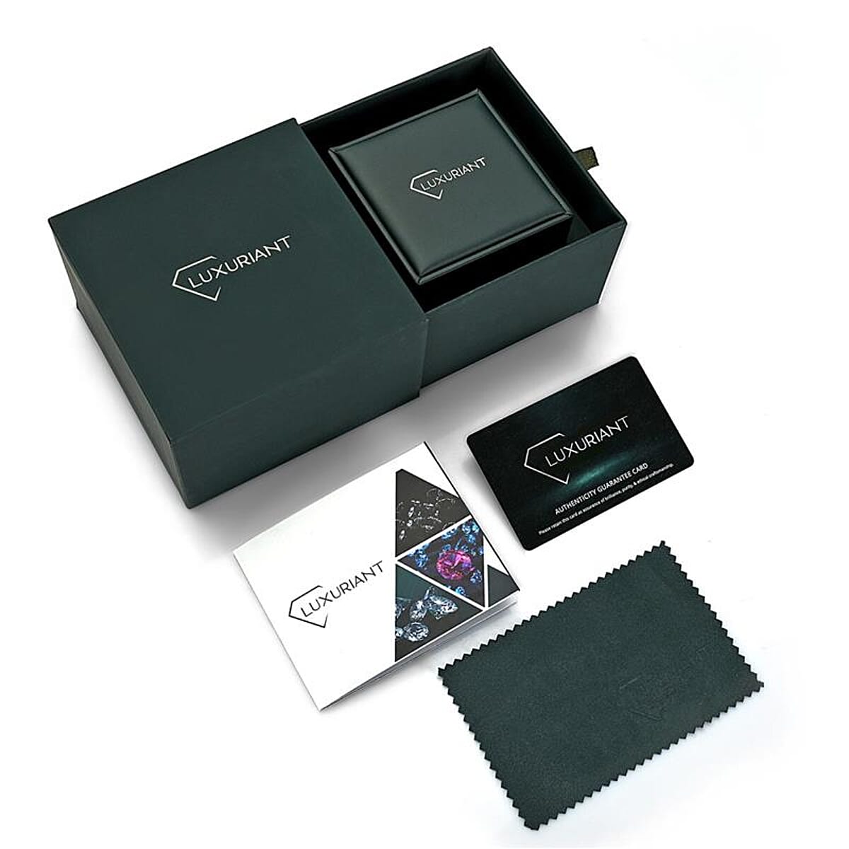 Luxuriant Lab Grown Diamond E-F VS 0.50 ctw Ring in Rhodium Over Sterling Silver (Size 7.0) image number 8