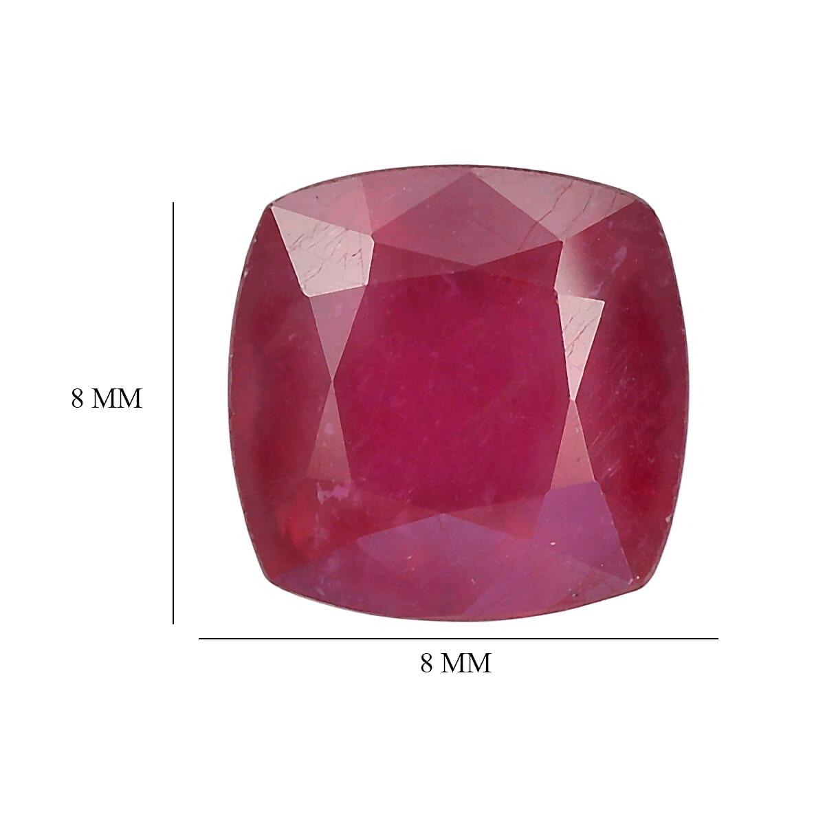 Niassa Ruby (FF) (Cush 8x8 mm) 3.17 ctw