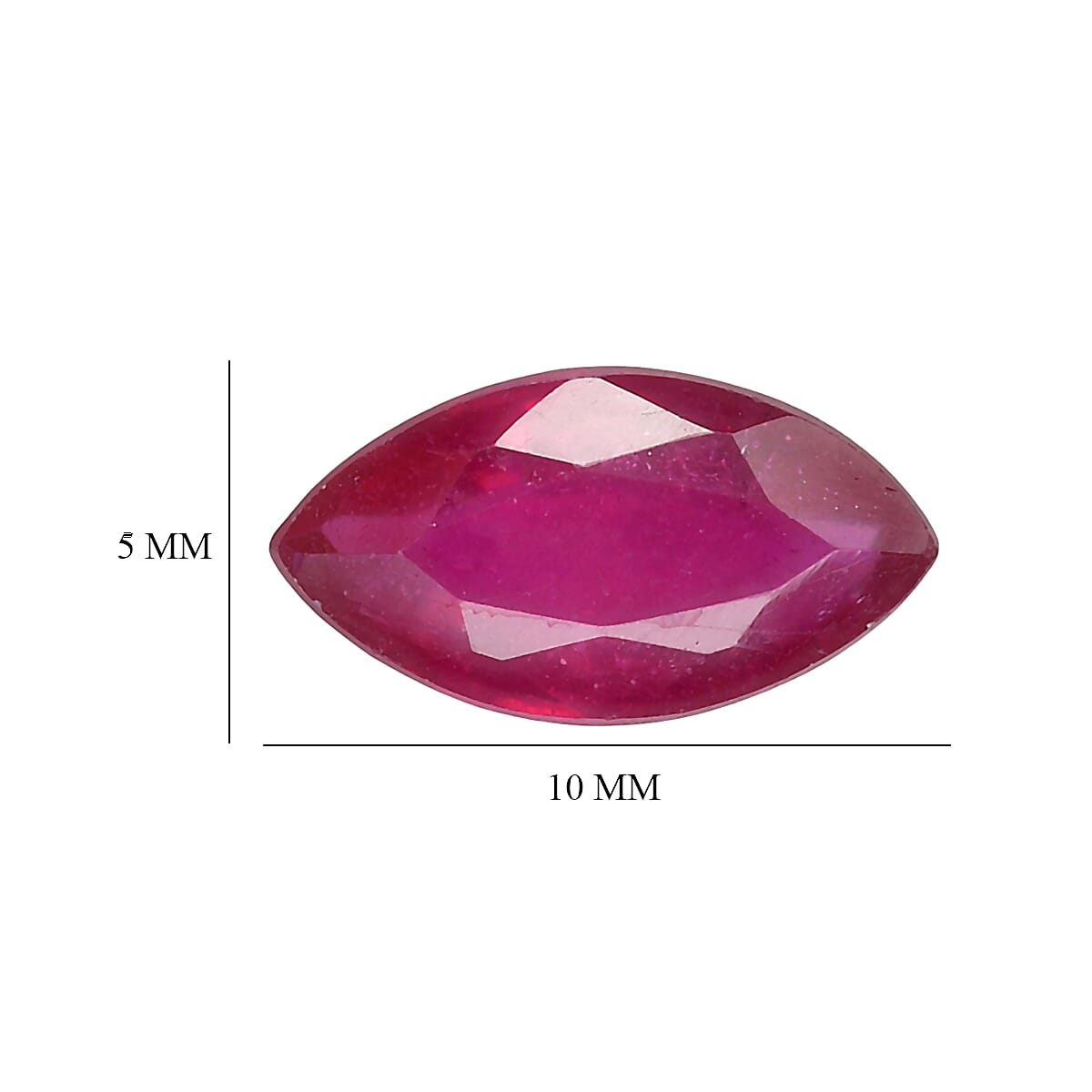 Premium Niassa Ruby (FF) (Mrq 10x5 mm) 1.07 ctw