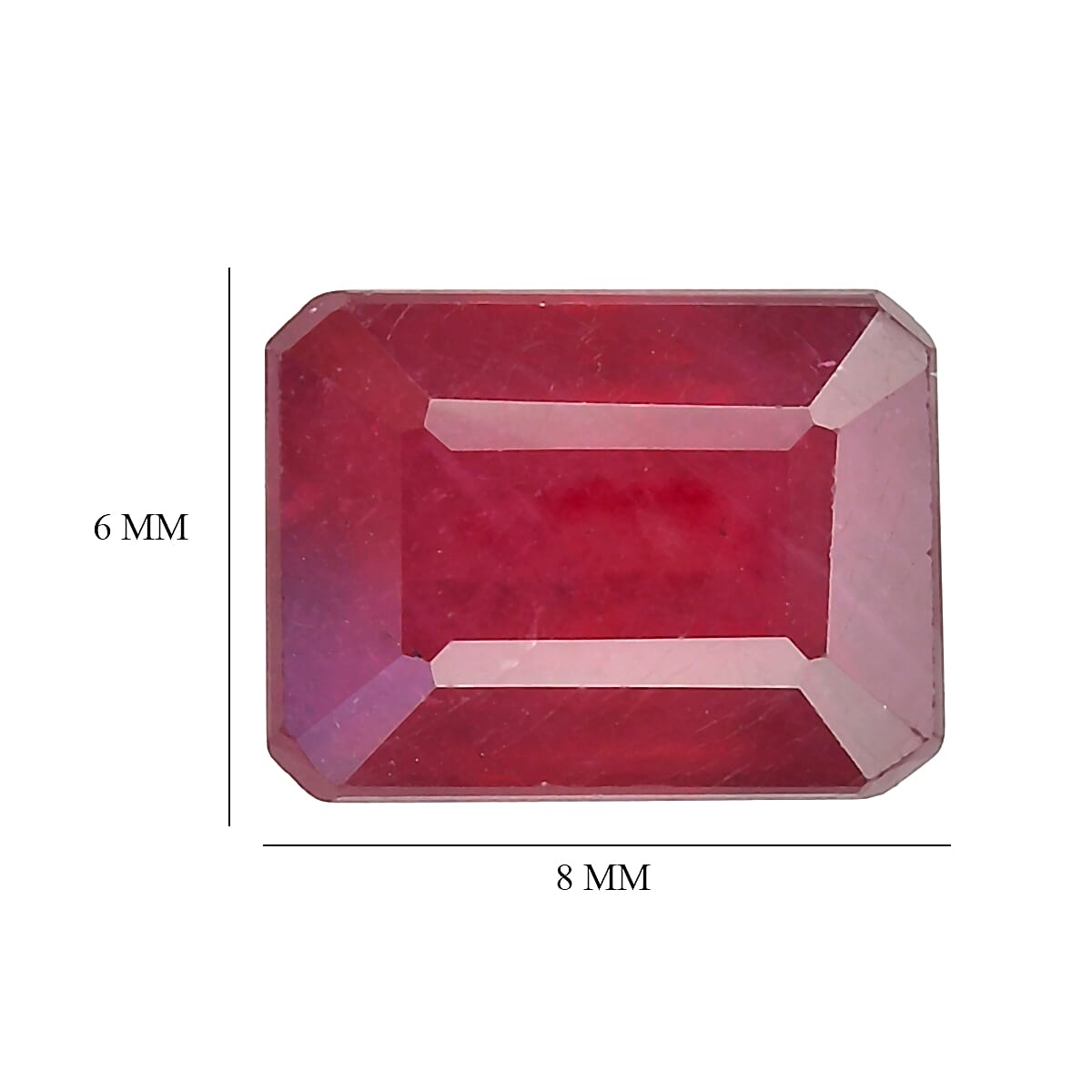 Niassa Ruby (FF) (Oct 8x6 mm) 2.09 ctw image number 4