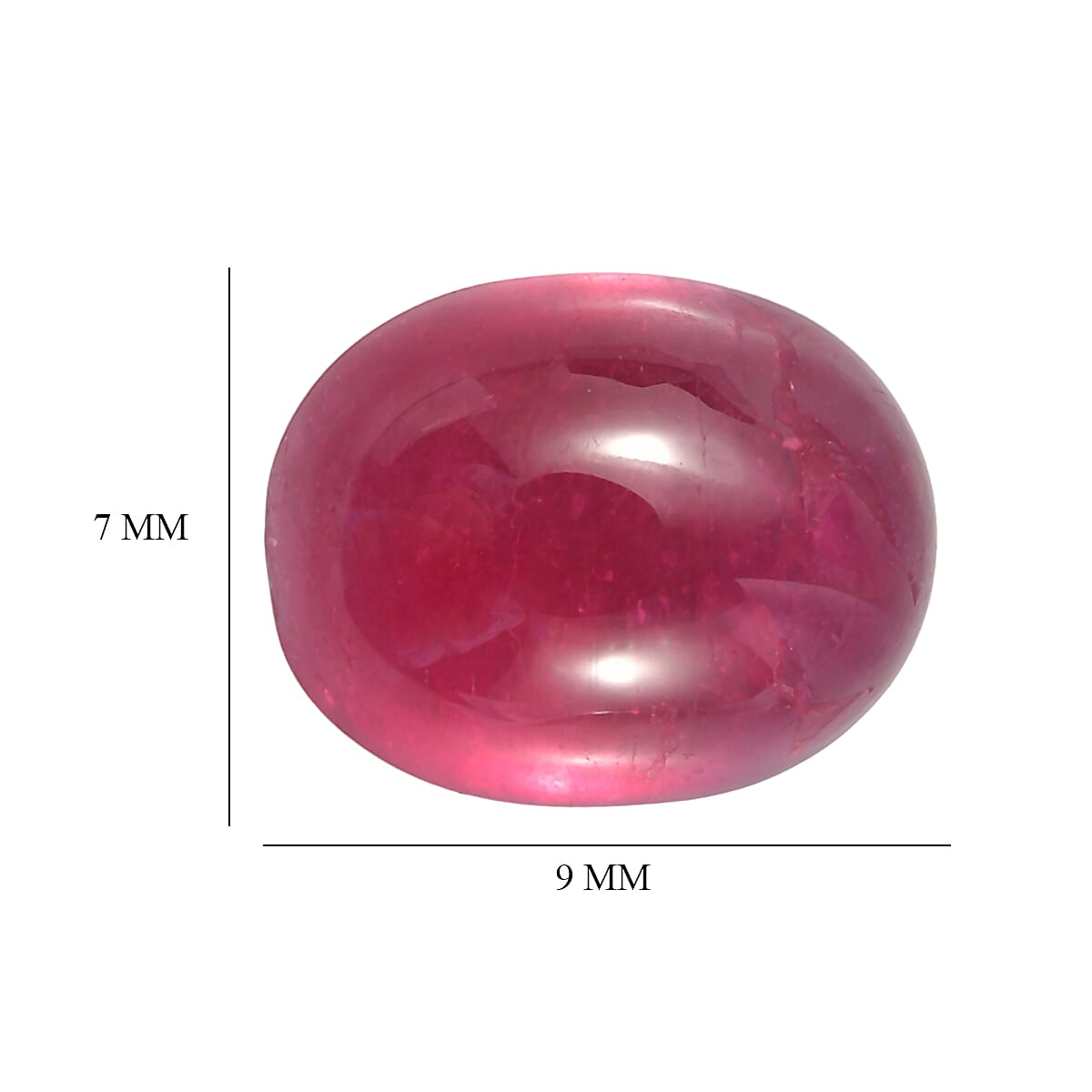 Niassa Ruby (FF) (Ovl 9x7 mm) 2.45 ctw