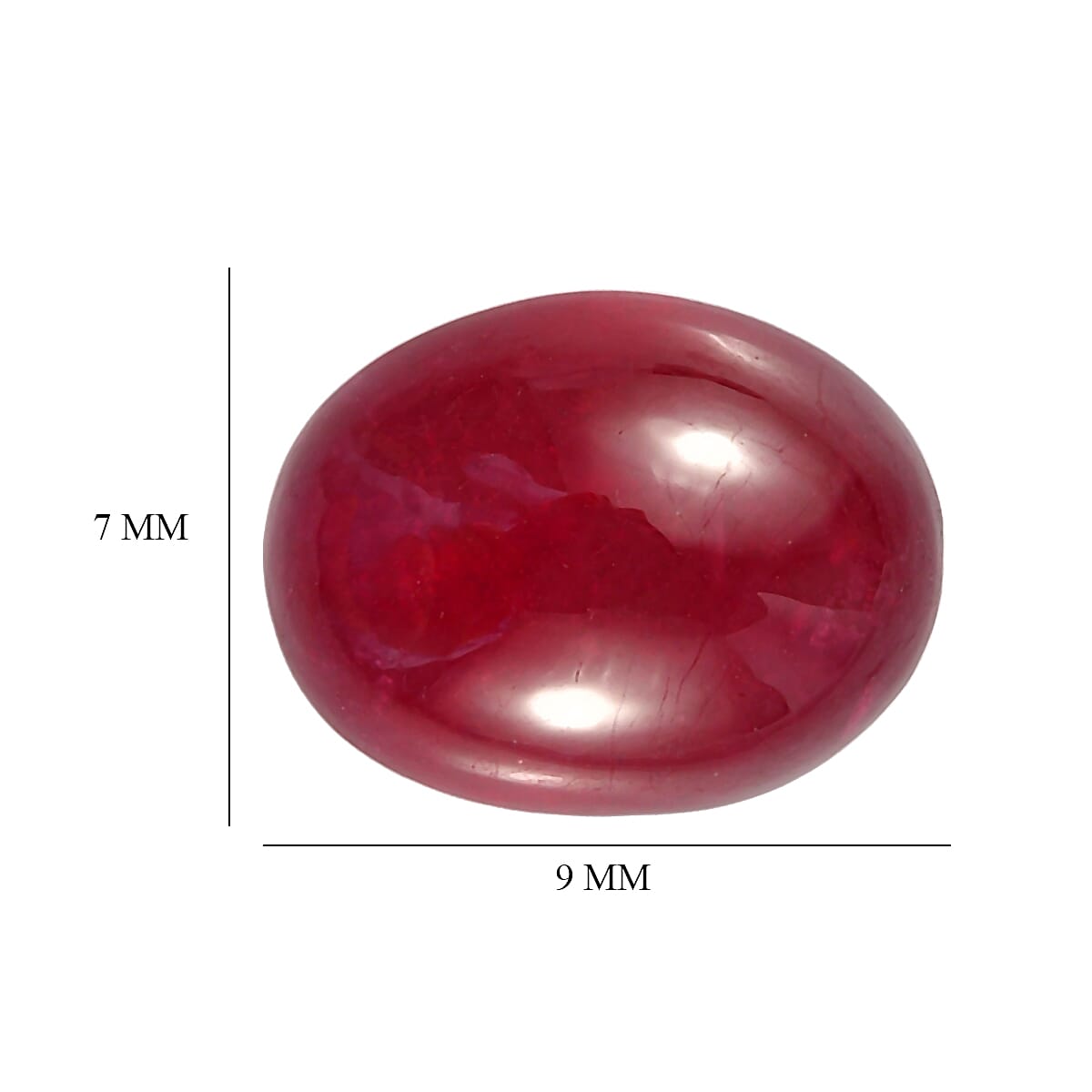 Premium Niassa Ruby (FF) (Ovl 9x7 mm) 2.44 ctw