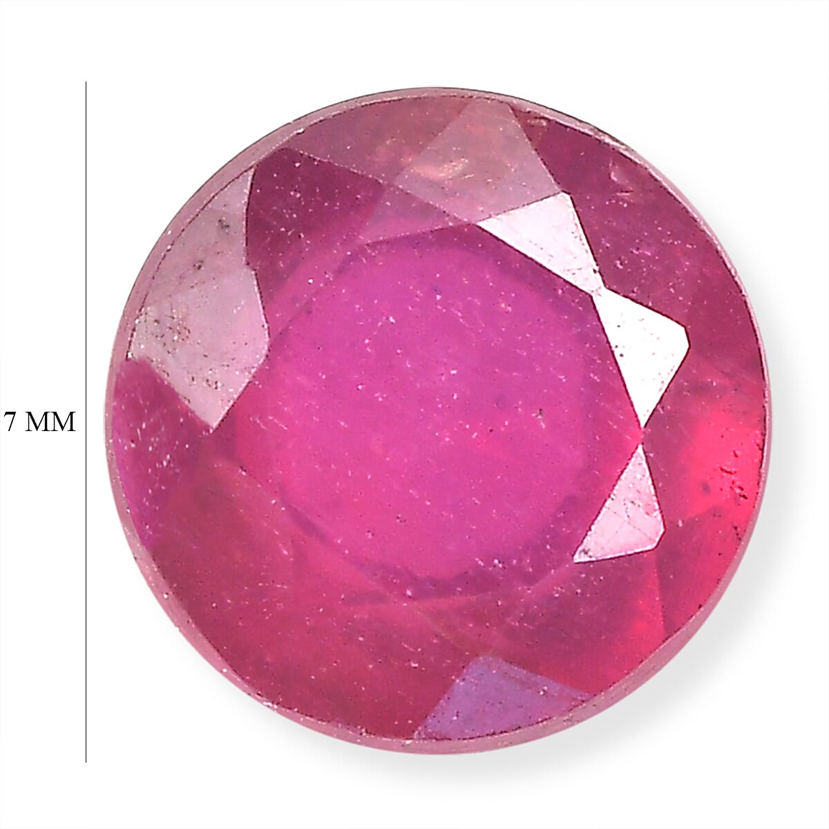 Niassa Ruby (FF) (Rnd 7 mm) 1.50 ctw