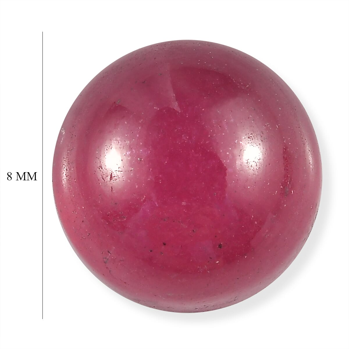 Niassa Ruby (FF) (Rnd 8 mm) 3.13 ctw image number 4