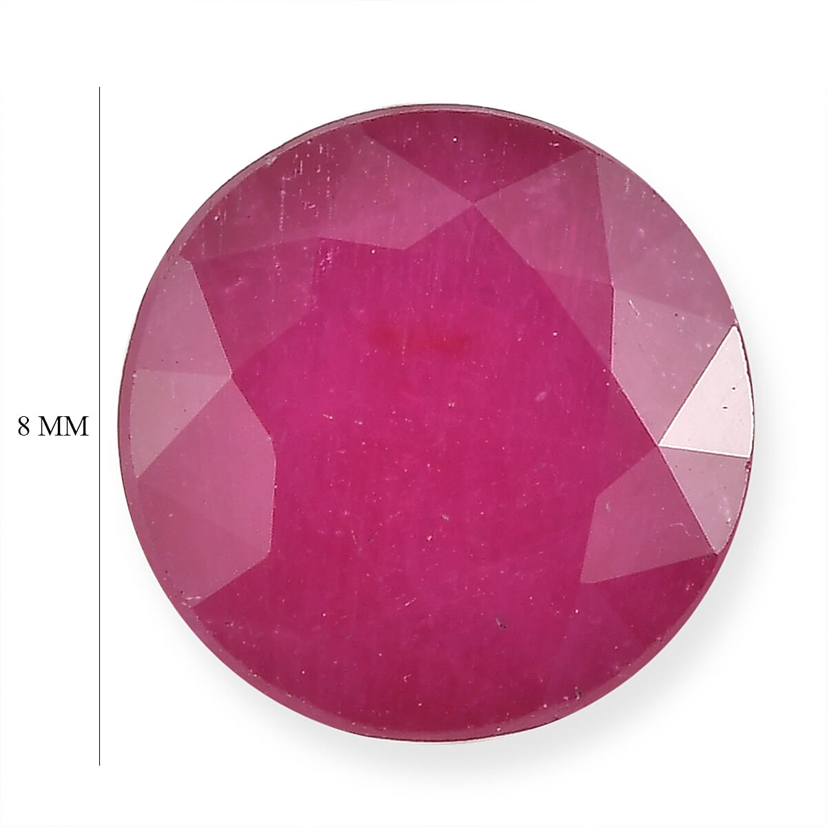 Niassa Ruby (FF) (Rnd 8 mm) 2.12 ctw