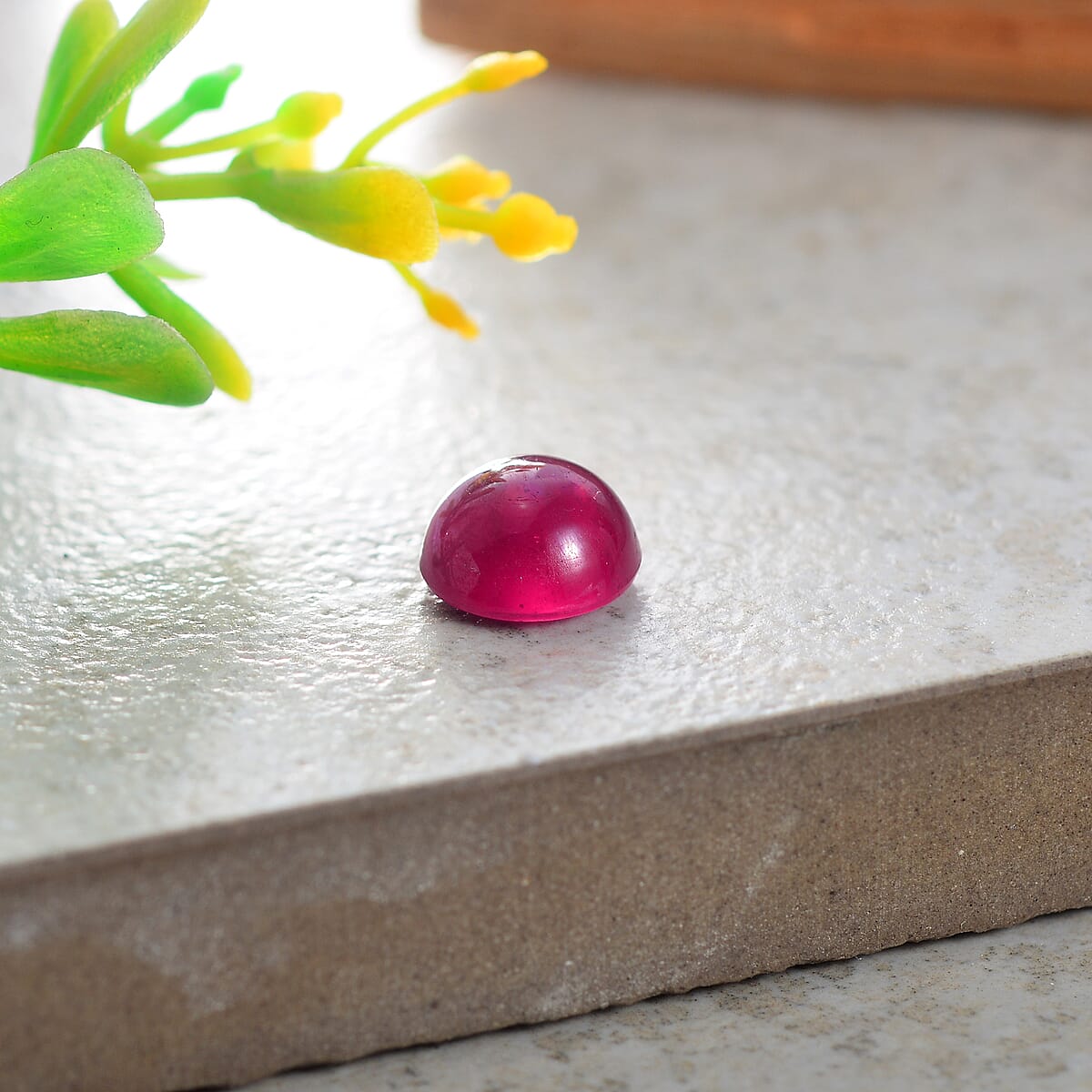 Premium Niassa Ruby (FF) (Rnd 9 mm) 3.39 ctw image number 1