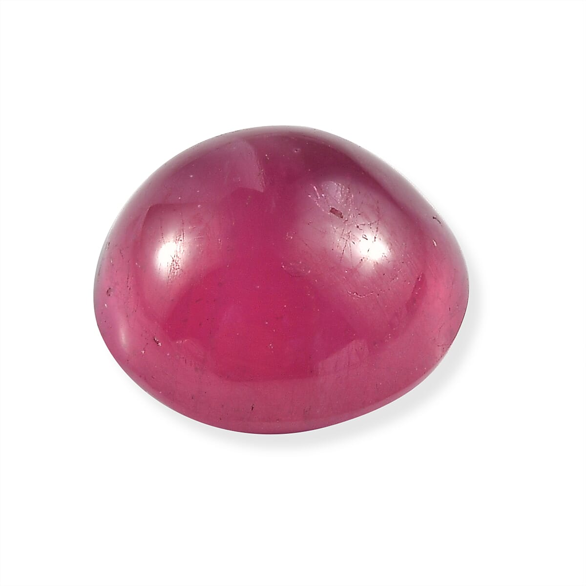 Premium Niassa Ruby (FF) (Rnd 9 mm) 3.39 ctw image number 2