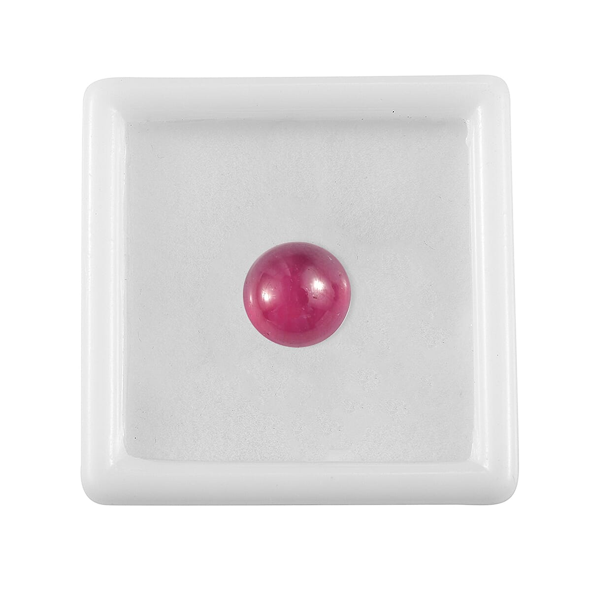 Premium Niassa Ruby (FF) (Rnd 9 mm) 3.39 ctw image number 3