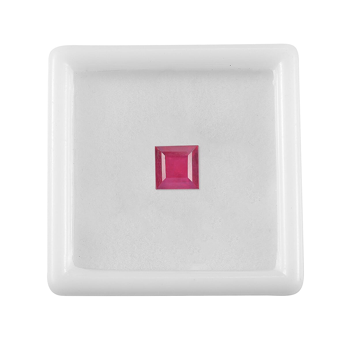 Niassa Ruby (FF) (Sqr 7 mm) 2.06 ctw