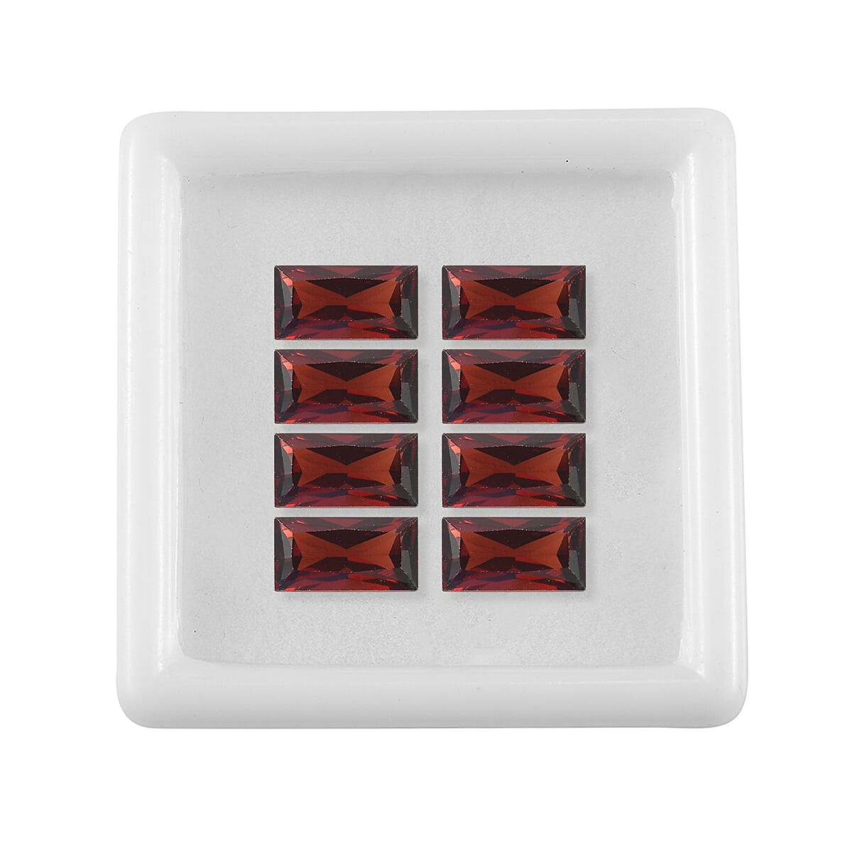 Mozambique Garnet Set of 8 (Bgt 10x5 mm) 15.34 ctw