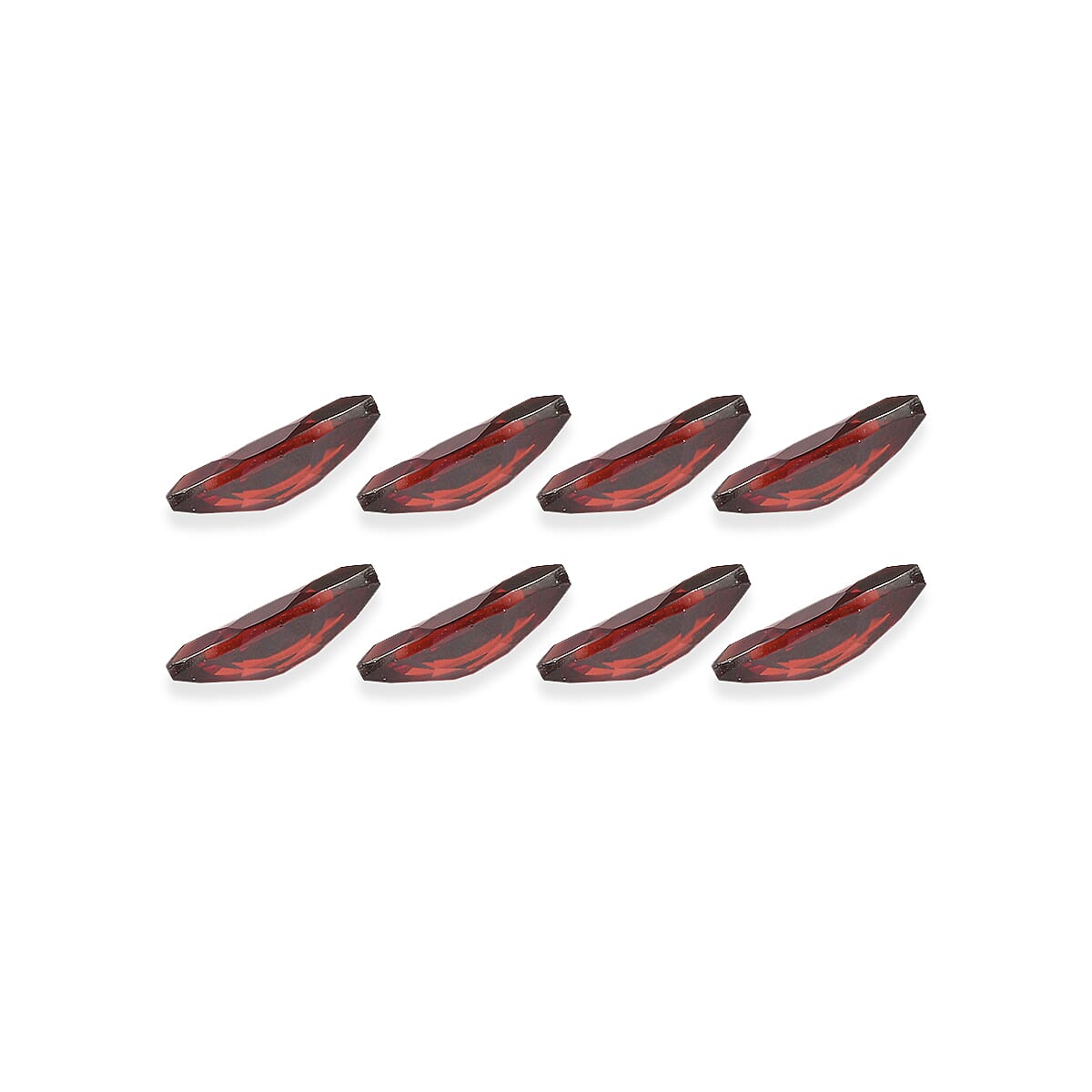Mozambique Garnet Set of 8 (Mrq 12x6 mm) 15.53 ctw