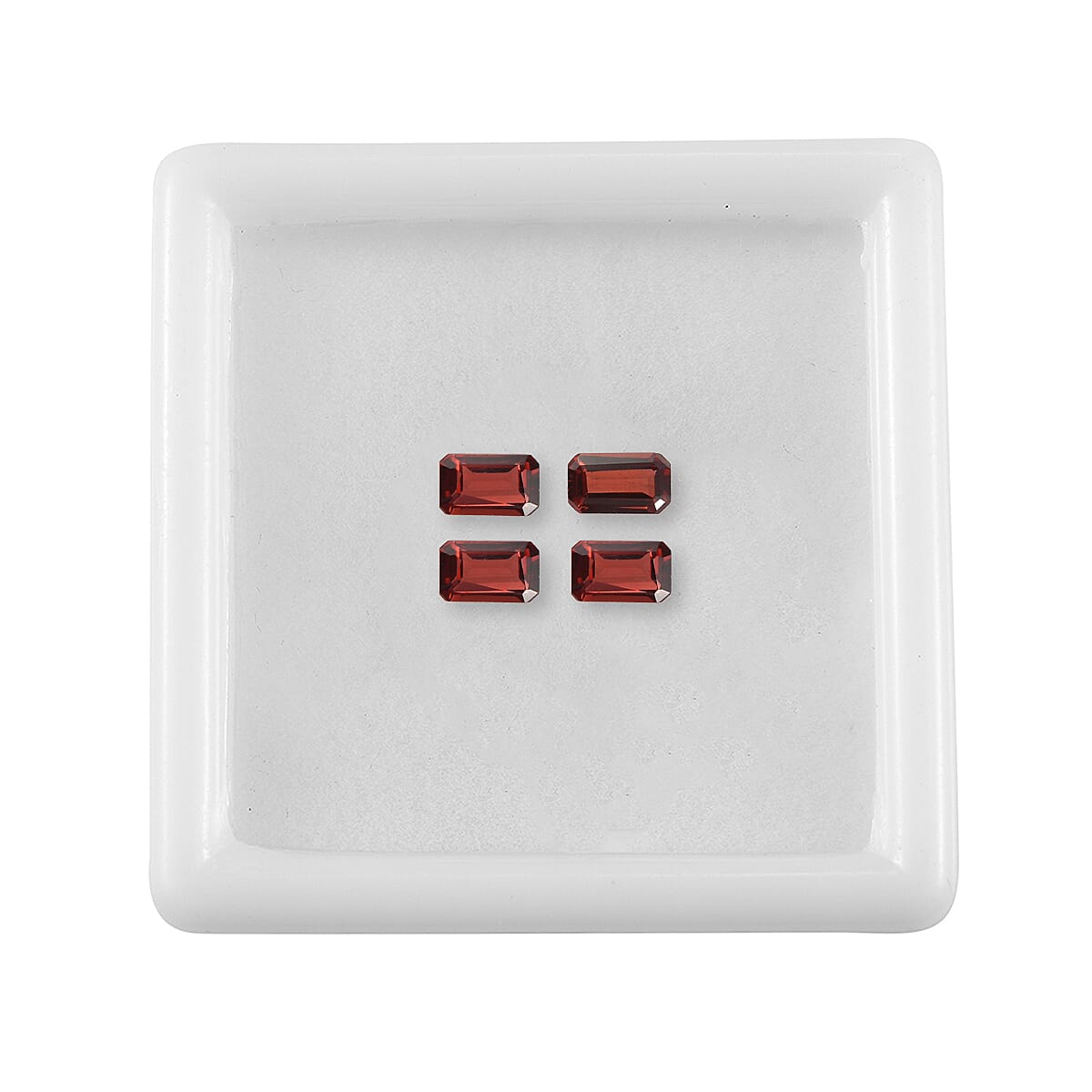 Mozambique Garnet Set of 4 (Oct 5x3 mm) 1.28 ctw
