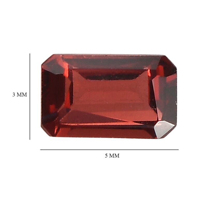 Mozambique Garnet Set of 4 (Oct 5x3 mm) 1.28 ctw