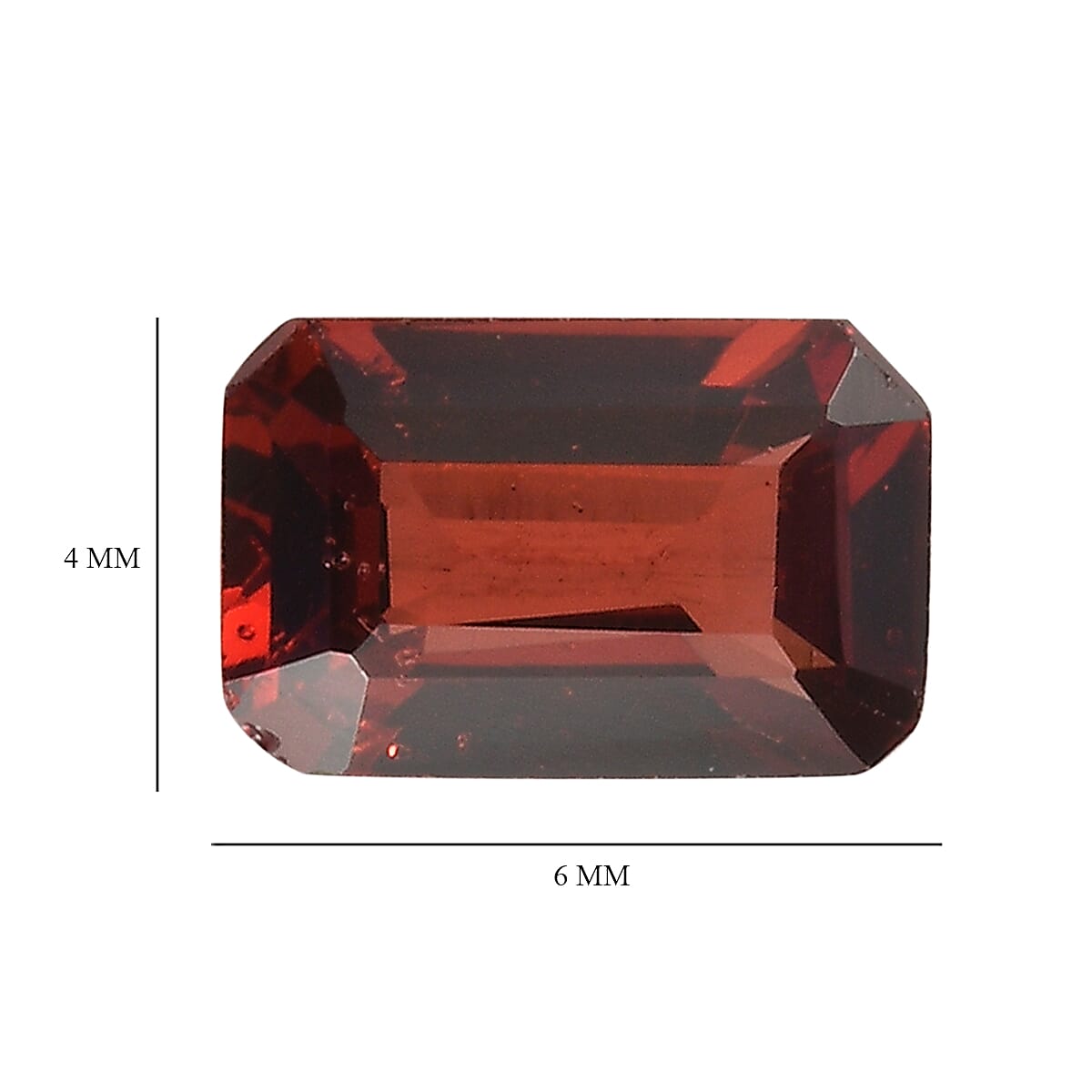 Premium Mozambique Garnet Set of 2 (Oct 6x4 mm) 1.13 ctw image number 4