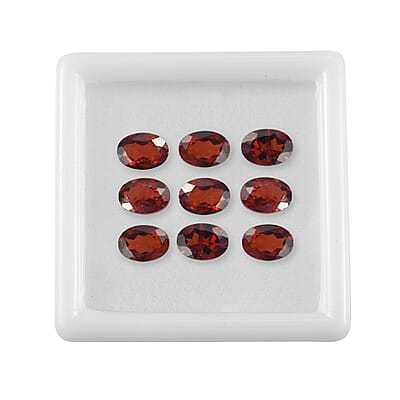 Mozambique Garnet Set of 9 (Ovl 7x5 mm) 8.32 ctw