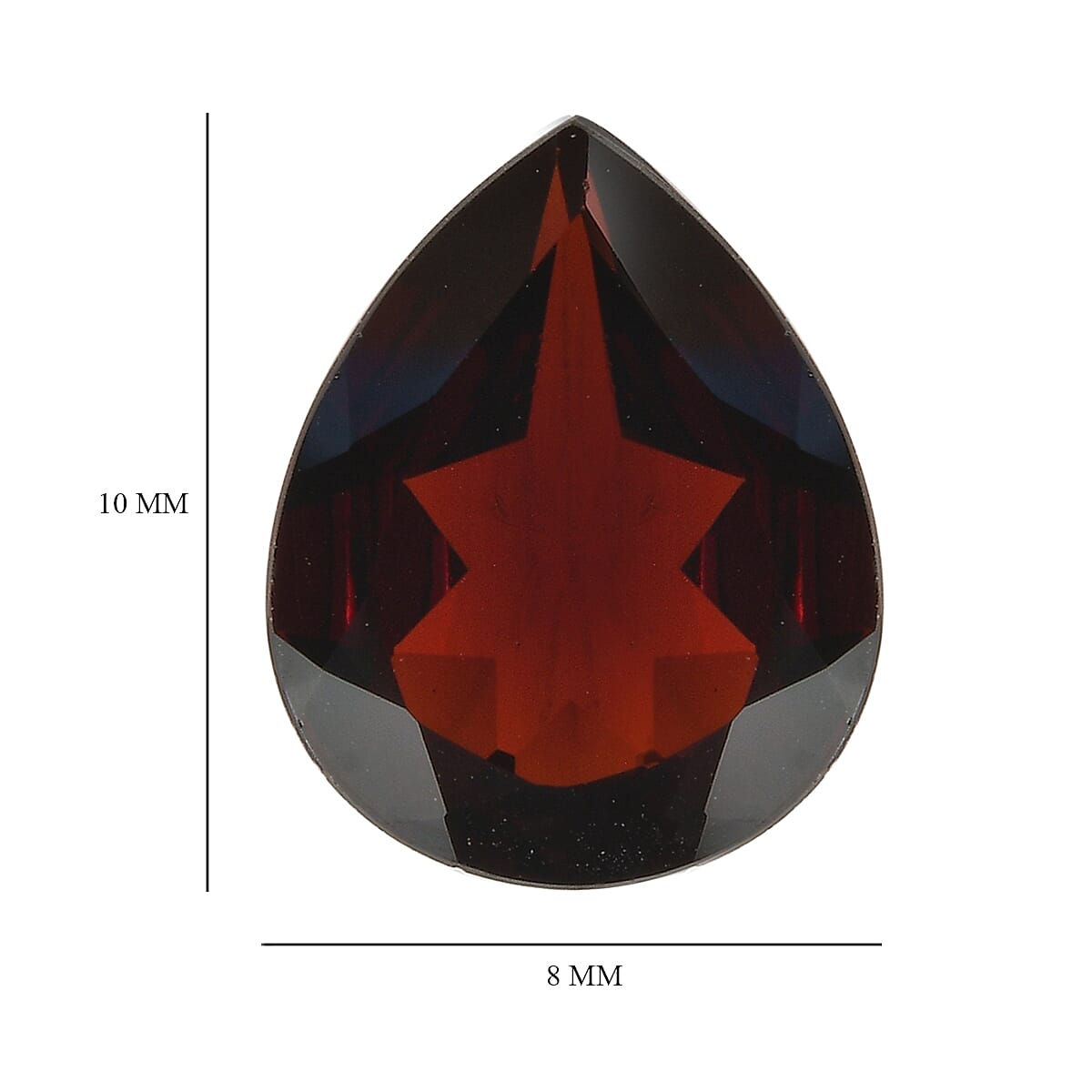 Premium Mozambique Garnet (Pear 10x8 mm) 1.88 ctw