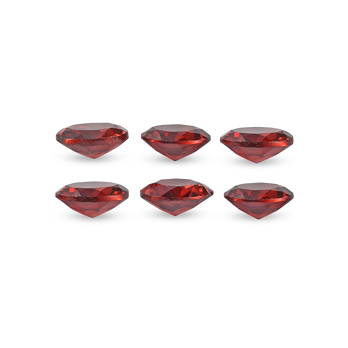 Mozambbique Garnet Set of 6 (Rnd 7 mm) 7.45 ctw