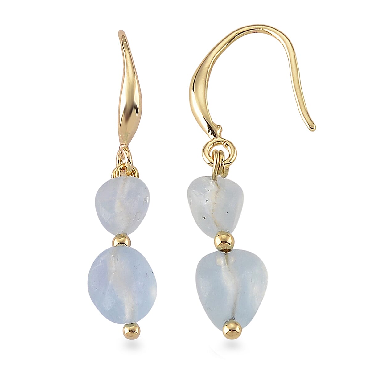 Mangoro Aquamarine 5.00 ctw Earrings in Silvertone