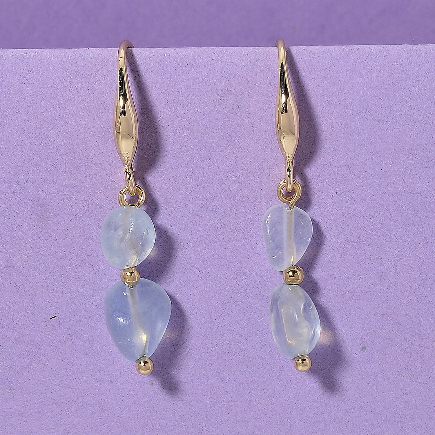 Mangoro Aquamarine 5.00 ctw Earrings in Silvertone