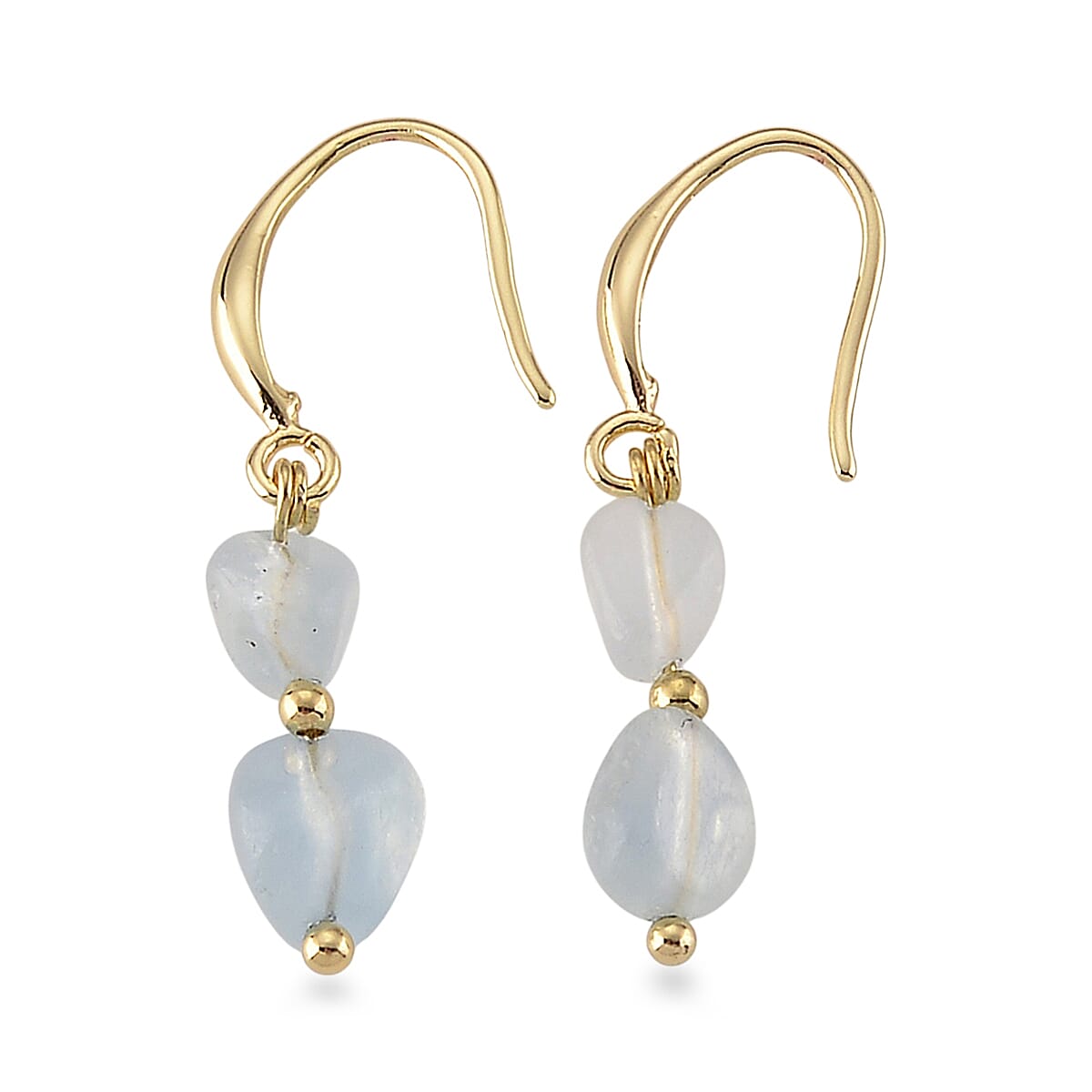 Mangoro Aquamarine 5.00 ctw Earrings in Silvertone