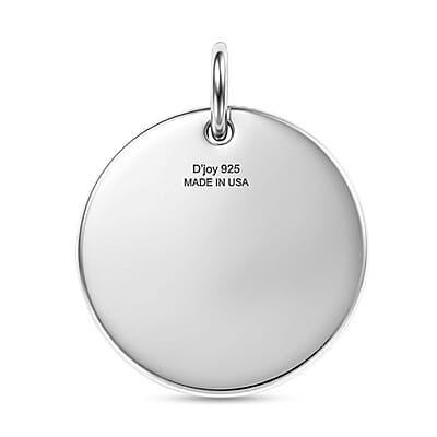D'Joy Fancy Pendant in 14K YG and Platinum Over Sterling Silver 