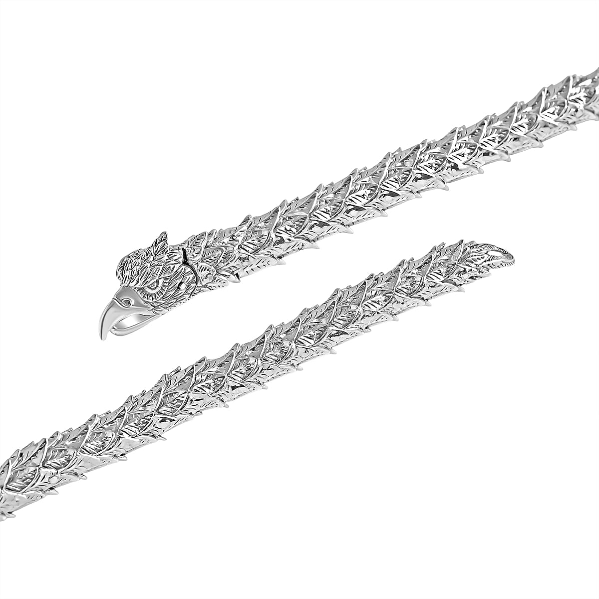 D'Joy Bali Legacy Sterling Silver Eagle Bracelet (9.00 In) 40.39 Grams image number 5