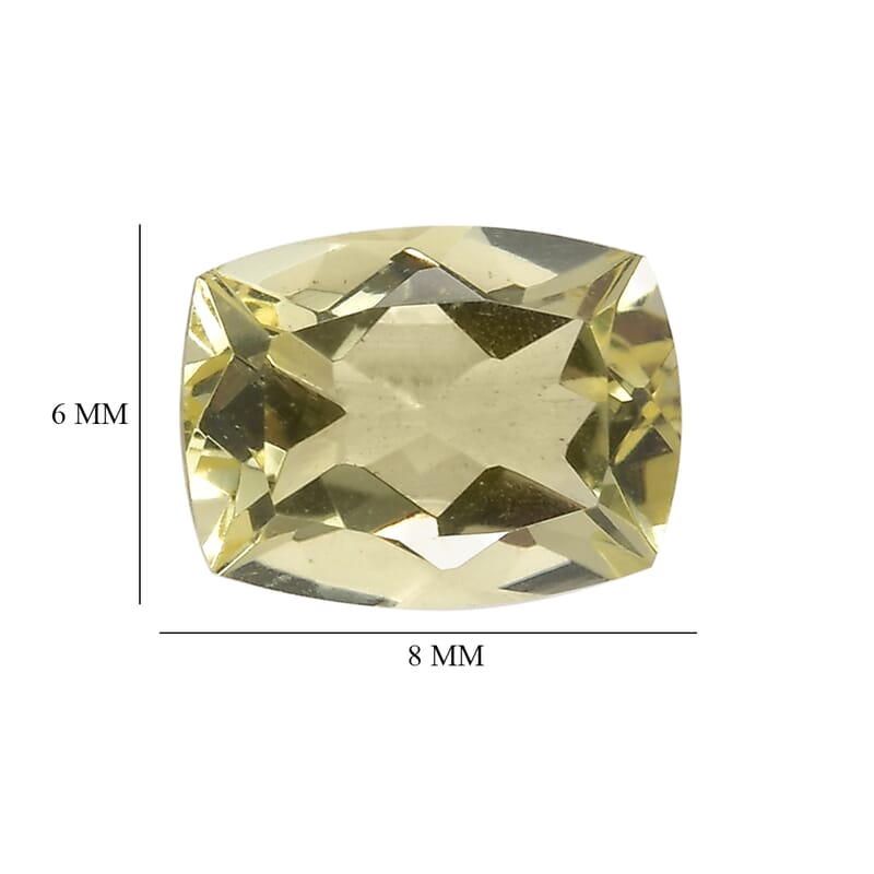Green Gold Quartz Set of 3 (Cush 8x6 mm) 3.78 ctw