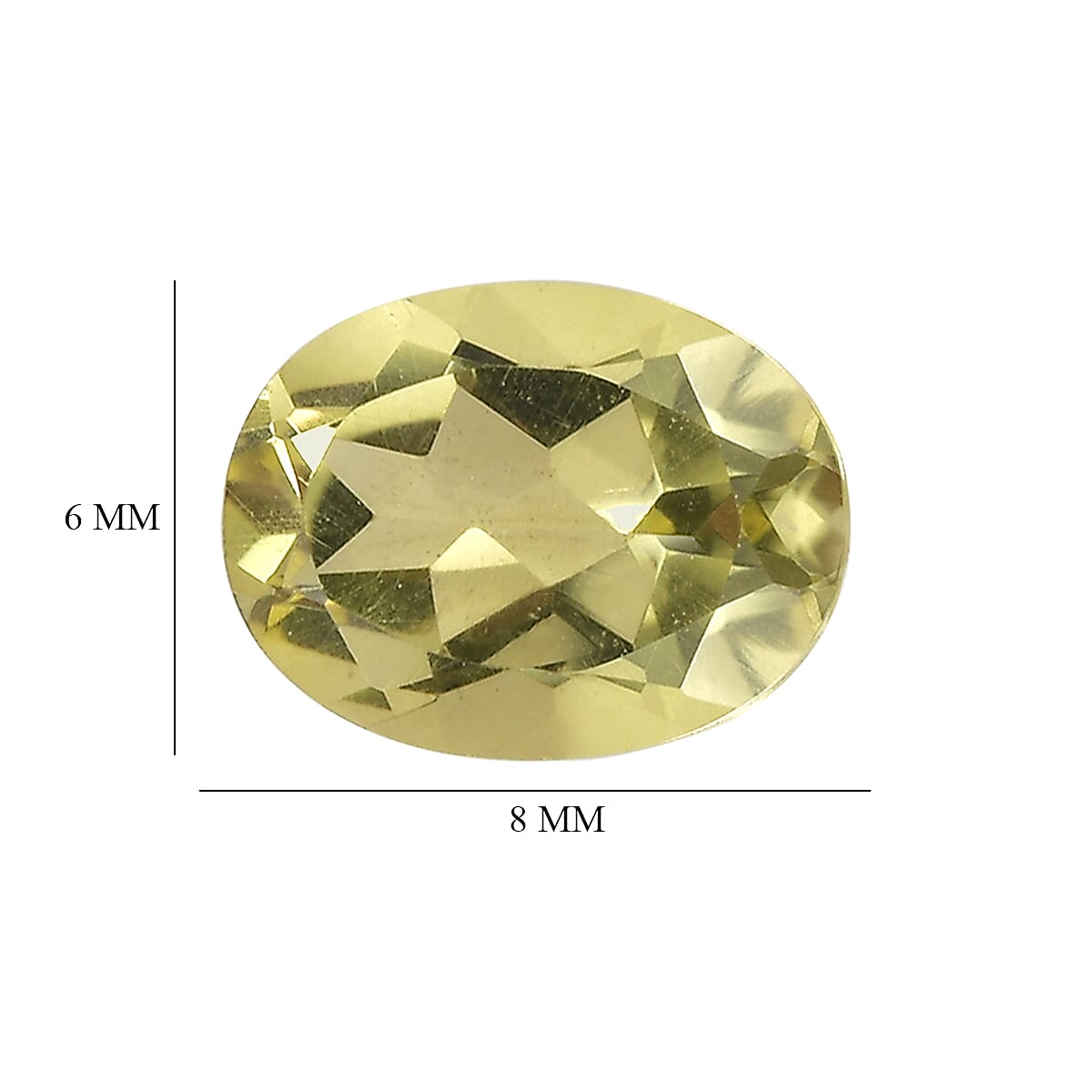 Green Gold Quartz Set of 4 (Ovl 8x6 mm) 4.68 ctw