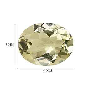 Green Gold Quartz Set of 2 (Ovl 9x7 mm) 2.93 ctw