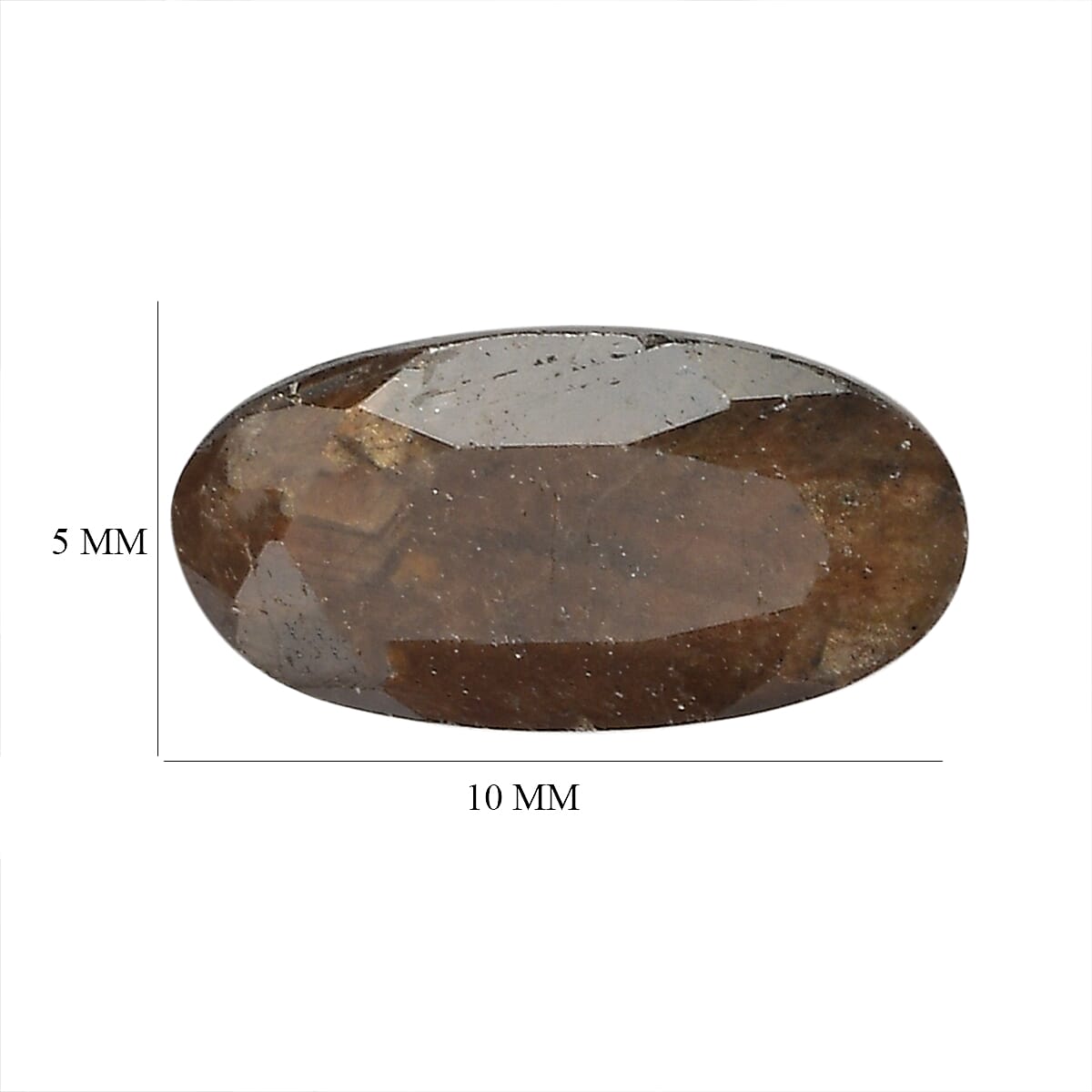 Chocolate Sapphire Set of 3 (Ovl 10x5 mm) 4.96 ctw