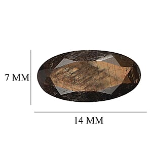 Chocolate Sapphire (Ovl 14x7 mm) 3.90 ctw
