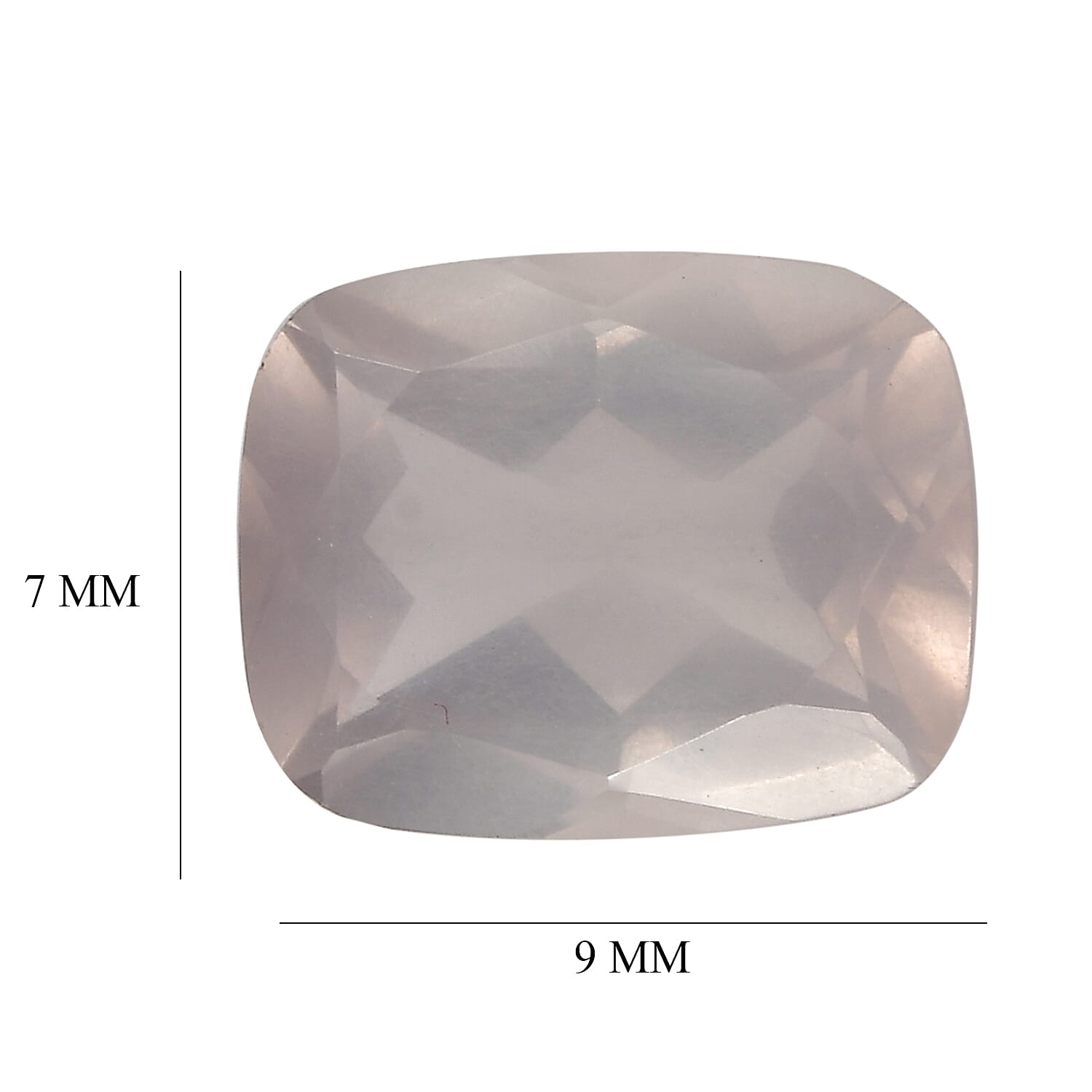 Rose Quartz (Cush 9x7 mm) 1.92 ctw