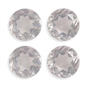 Rose Quartz Set of 4 (Rnd 7 mm) 4.69 ctw