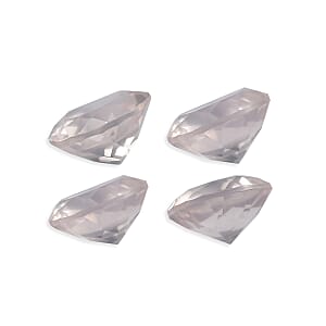 Rose Quartz Set of 4 (Rnd 7 mm) 4.69 ctw